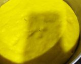 A picture of step 6 of Khaman Dhokla.