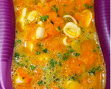 Foto del paso 3 de la receta: Tortilla de calabaza y palitos de cangrejo en microondas