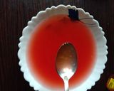 ஆரஞ்சு செம்பருத்தி ஜூஸ் (Orange, Hibiscus, Honey Ginger juice recipe in tamil) ரெசிபி ஸ்டேப் 5 புகைப்படம்