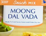 A picture of step 1 of Moong dal vada.