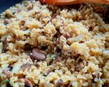Gombás bulgur kakukkfűvel recept fázis 3 fotója