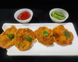 A picture of step 3 of Crispy corn pancakes.
