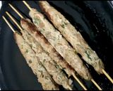 A picture of step 6 of Tawa kabab.
