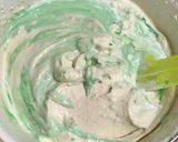 Foto langkah ke 4 dari resep Cake Tahu Susu Pandan.