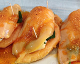 Foto del paso 3 de la receta: Pechugas rellenas de queso de Arzúa y espinacas