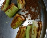 A picture of step 2 of #tiffinbox# bharwa torai.