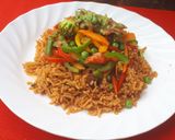 A picture of step 6 of Stir fry vegetables.