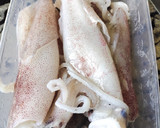 A picture of step 1 of Sauteed Squid.