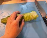 A picture of step 7 of Tonkatsu (pork cutlet).
