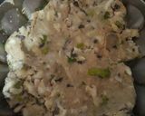 A picture of step 2 of Kachche Kele Ki Tikki (raw banana cutlets).