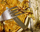 Foto del paso 4 de la receta: Tortilla de alcachofas y gambas