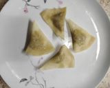 A picture of step 10 of Air fryer Banana Halwa Wontons.