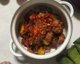 Foto langkah ke 9 dari resep Dendeng Terong Balado.