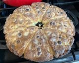 A picture of step 9 of White Chocolate Macademia Nut Scones.
