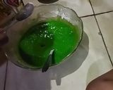 Foto langkah ke 6 dari resep Bolu kukus pisang pandan (no mixer no oven no ovalet).