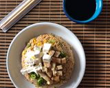 A picture of step 14 of Chicken Yakimeshi (Fried Rice).