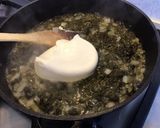 Une image de l'étape 6 de Gratin d épinards au champignons de paris,fromage frais et parmesan.