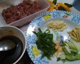 Foto langkah ke 3 dari resep Chinese Pork and Ginger stir fry a.k.a Tumis Daging Babi Jahe.