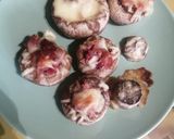 Foto del paso 3 de la receta: Champiñones rellenos de jamón y queso