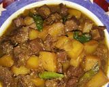 Foto langkah ke 6 dari resep Semur Kentang Daging Rempah.
