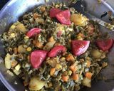 A picture of step 8 of Mixed Vegetable Subji.