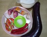 Foto langkah ke 1 dari resep 🍆 Terong Bakar Sambal Santan 🍆.