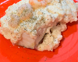 Foto del paso 5 de la receta: Merluza con mahonesa de gambas en 5 minutos