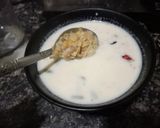 A picture of step 3 of Muesli Pudding.