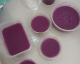 Foto langkah ke 4 dari resep Puding Ubi Ungu Homemade.