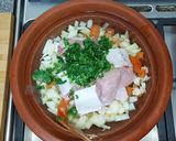 Une image de l'étape 2 de Tajine au veau à compagnie des légumes.