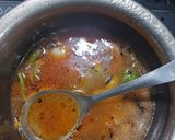 A picture of step 3 of Soya Manchurian.