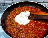 A picture of step 16 of Dhaba style matar masala.