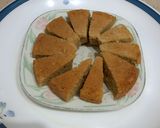 A picture of step 8 of Diet cake with brown sugar🍰🍰.