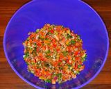 A picture of step 1 of Mike's Drunken Shrimp Cocktails.