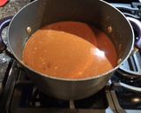A picture of step 2 of Chili Colorado.