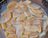 Une image de l'étape 3 de Clafoutis pommes amande sans gluten.