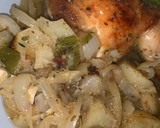Foto del paso 3 de la receta: Pollo al horno a las finas hierbas con guarnición