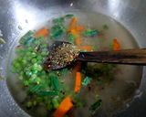 A picture of step 2 of Vegan Pasta Soup.