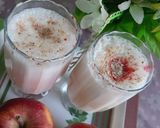 A picture of step 3 of Apple milkshake 😋.