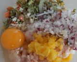 Foto del paso 3 de la receta: Hamburguesa de pollo, avena y verduras