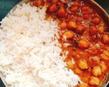 A picture of step 8 of Pind chole.