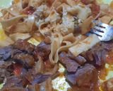 A picture of step 9 of Braised Beef with Pasta.