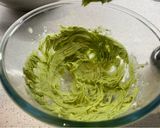 A picture of step 9 of Matcha and Red Bean Cupcakes with Matcha Buttercream Frosting.