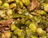 A picture of step 5 of Thanksgiving Bacon 🥓 Brussel Sprouts.