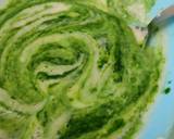 Stuffed palak moong cheela recipe step 2 photo