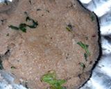 A picture of step 2 of Wheat Bran flour Roti.