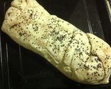 A picture of step 17 of Spaghetti Stuffed Bread.