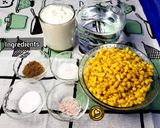 A picture of step 1 of Rajasthani Maththa Boondi Chaas.