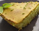 Foto del passaggio 6 della ricetta Torta brisé integrale con curcuma, zucchine, patate e scamorza