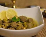 A picture of step 6 of Kefta Tagine with Olives.